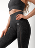 Bezešvá horní část podprsenky Hyperflex prodyšná černá melange