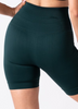 Bezešvé šortky High Rise Bottle Green