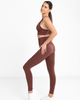 Bezešvé legíny Chocolate Perfect Shape (Push Up)