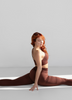 Bezešvé legíny Chocolate Perfect Shape (Push Up)