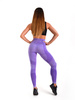 Legíny bezešvé Violet Melange Shape (Push Up) 