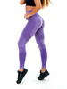 Legíny bezešvé Violet Melange Shape (Push Up) 